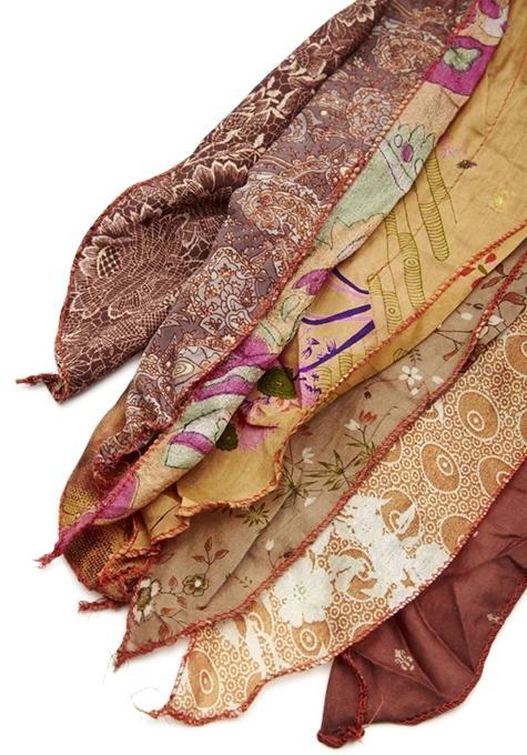 15 Panel Silk Scarf