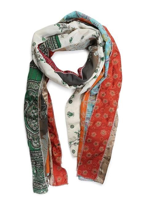 15 Panel Silk Scarf