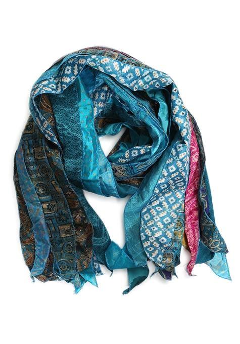15 Panel Silk Scarf