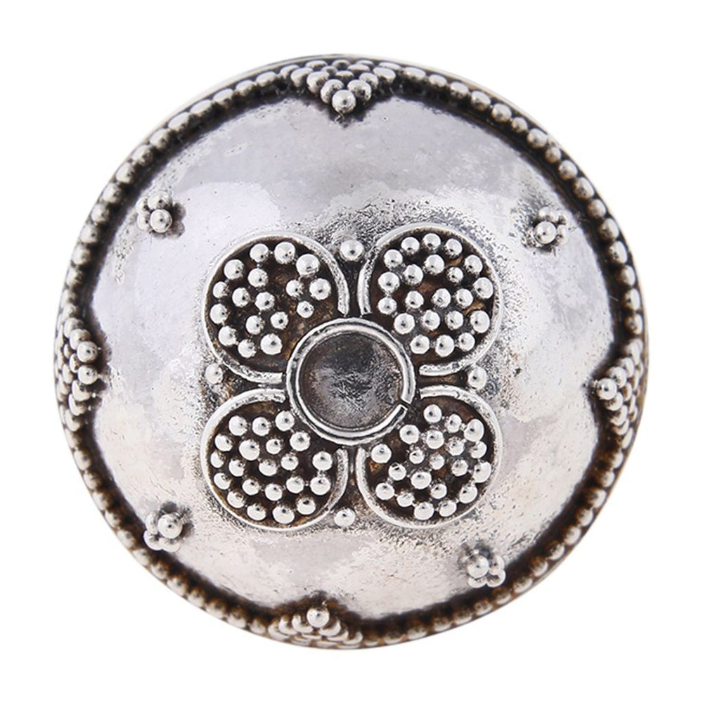18mm Dotted Floral Base Harmony Ball Pendant