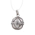 19Mm Diamond Pattern Floral Base Harmony Ball Pendant