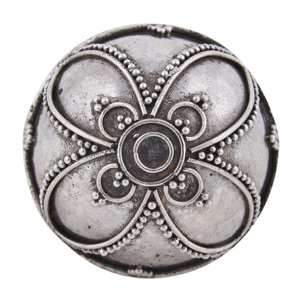 19Mm Diamond Pattern Floral Base Harmony Ball Pendant