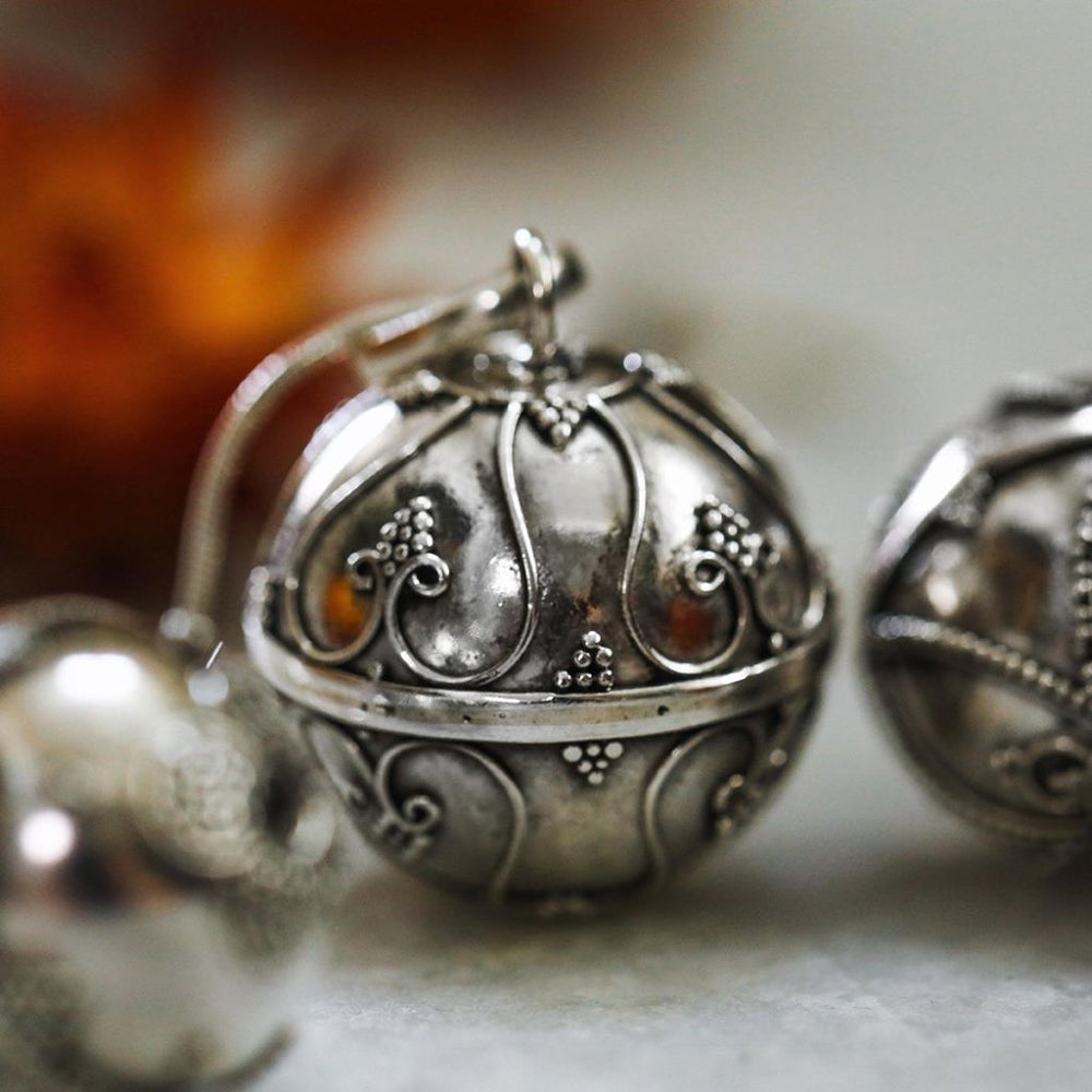 22Mm Fine Filigree Detail Harmony Ball Pendant
