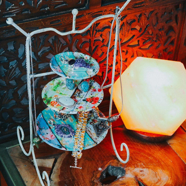 3 Tier Iron Jewellery Stand